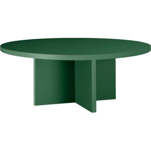 RNT by Really Nice Things Table basse ronde , plateau resistant MDF 3cm cedre vert 100cm