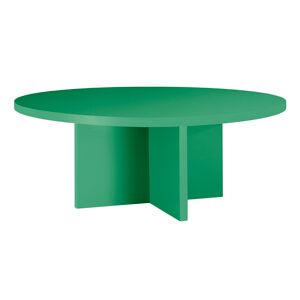 RNT by Really Nice Things Table basse ronde, plateau resistant MDF 3cm emeraude verte 100cm