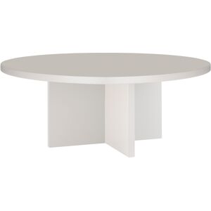 RNT by Really Nice Things Table basse ronde, plateau resistant MDF 3cm taupe 100cm