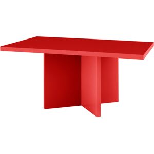 RNT by Really Nice Things Table basse 100x50cm plateau resistant MDF 3cm, rouge Flamme 100x60cm