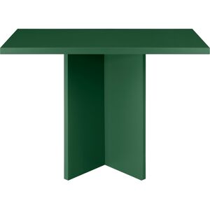 RNT by Really Nice Things Table de salle a manger carree laquee MDF 3cm Verte Cedre 100x100cm