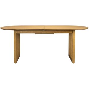 Dutchbone Table de repas extensible ovale en bois de chene L 200