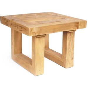 Bazar Bizar Table d'appoint en bois de teak recycle