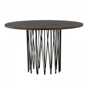 Meubles & Design Table a manger ronde 120cm en bois pied design