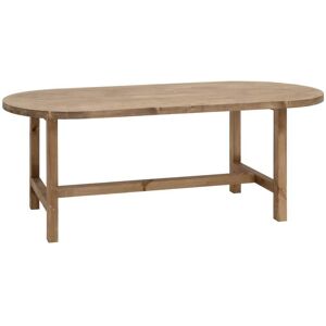 Decowood Table de salle a manger en bois de sapin vieilli 180cm