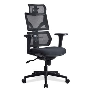 Kqueo Chaise ergonomique de bureau noire