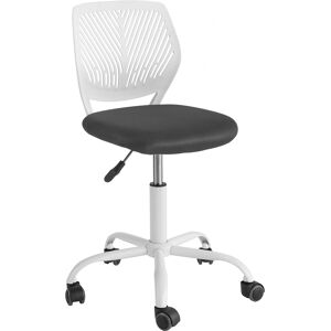 SoBuy Chaise de bureau ergonomique blanc