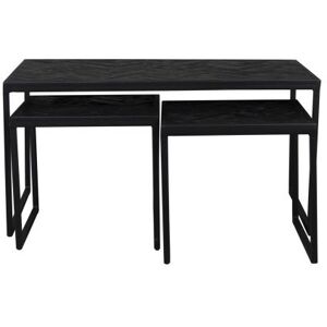 BOITE A DESIGN Table basse design en bois noir