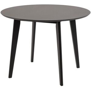 Meubles & Design Table a manger ronde en bois 105cm noir