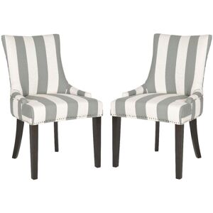 Safavieh Lot de 2 Chaises de salle a manger en Bois de bouleau, Gris