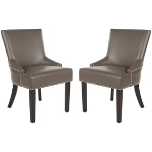 Safavieh Lot de 2 Chaises de salle a manger en Bois de bouleau, Gris