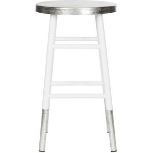 Safavieh Tabouret de comptoir en Le fer, Argent