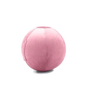 Jumbo Bag Balle d'assise gonflable 65 cm enveloppe velours dragee