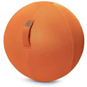 Jumbo Bag Balle d'assise gonflable 75cm enveloppe tissu mesh orange