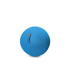 Jumbo Bag Balle d'assise gonflable 55cm enveloppe tissu mesh bleu