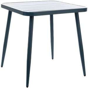 Hellin Table de jardin carree en aluminium L75