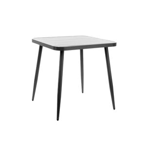 Hellin Table de jardin carree en aluminium L75