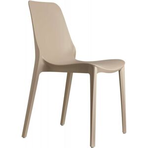 Scab Design Chaise design en plastique taupe