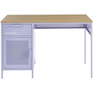 Pantone Bureau metal lilas 120cm