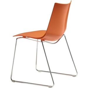 Scab Design Chaise design en plastique orange