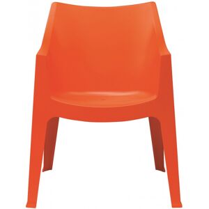 Scab Design Chaise design en plastique orange