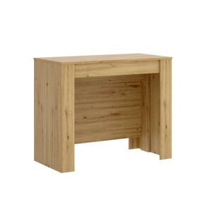 Dmora Table extensible effet bois de chene noue 54/239x90