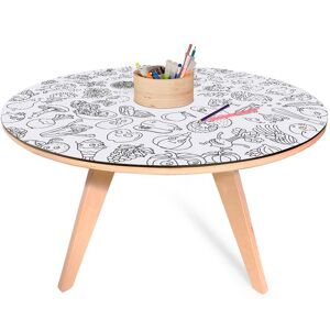 Drawin table Table a dessiner multifonction XXL en bois D90 cm