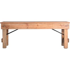 Lastdeco Banc en Bois de Mahogany Marron, 120x35x45 cm