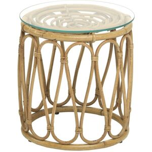 Kok Maison Table basse en rotin beige