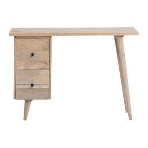 Made in Meubles Table bureau en bois marron 110 cm