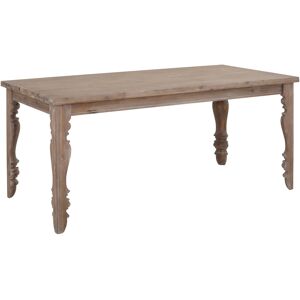 Loft24 Table a manger 180x90 cm 8 personnes en Acacia Nature