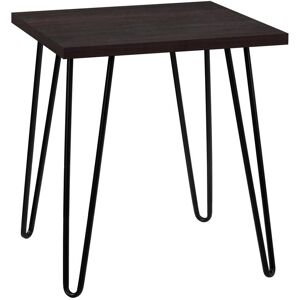 Dorel Home Table d'appoint en panneaux de particules stratifies expresso