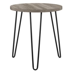 Dorel Home Table d'appoint en panneaux de particules stratifies chene gris