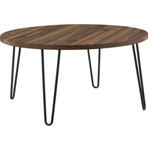 Dorel Home Table d'appoint en panneaux de particules stratifie noyer