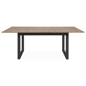 Homifab Table extensible 8 places effet bambou 160/200 cm