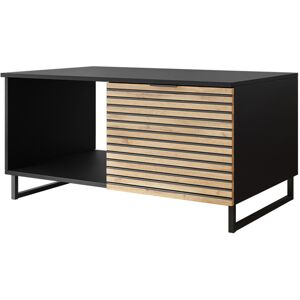 Best Mobilier Table basse style contemporain 100 cm noir / bois