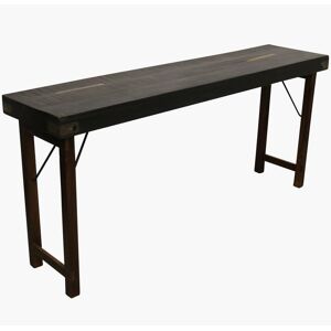 Mathi Design Console ancienne en bois noir