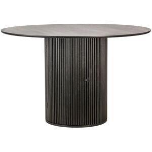 Nordlys Table a manger 6 personnes en pin noir D120