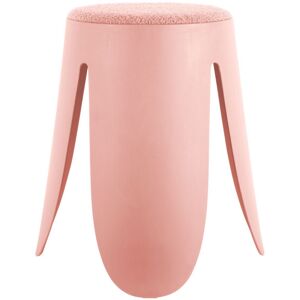 Leitmotiv Tabouret en plastique H46cm rose