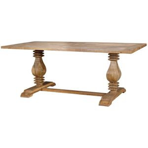 GINER Y COLOMER Table a manger 8 places en bois de manguier naturel 2 metres