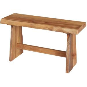 Rendez-Vous Deco Banc 2 places en bois de teck recycle 90 cm