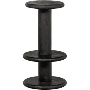 WOOOD Tabouret de bar en bois noir