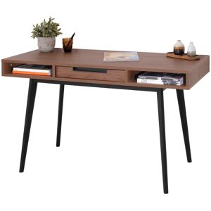 Nateo Concept Bureau en bois 1 tiroir Noyer