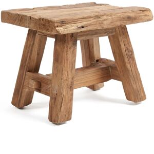 Bazar Bizar Tabouret en bois de teak recycle