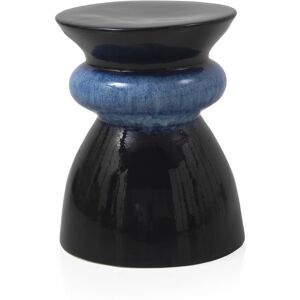 GEESE HOME Tabouret en ceramique bleu marine