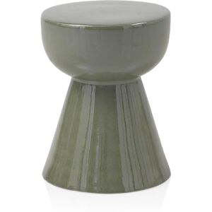 GEESE HOME Tabouret en ceramique vert