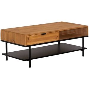 Made in Meubles Table basse en bois marron 120x60 cm