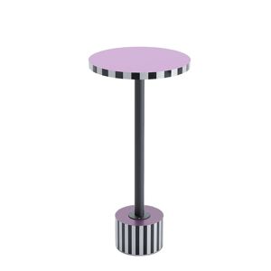 Potiron Paris Table d appoint ronde originale couleur lilas