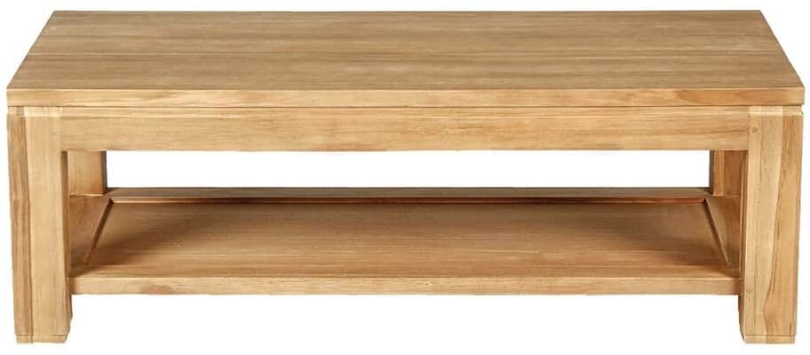 Bois Dessus Bois Dessous Table basse en teck massif