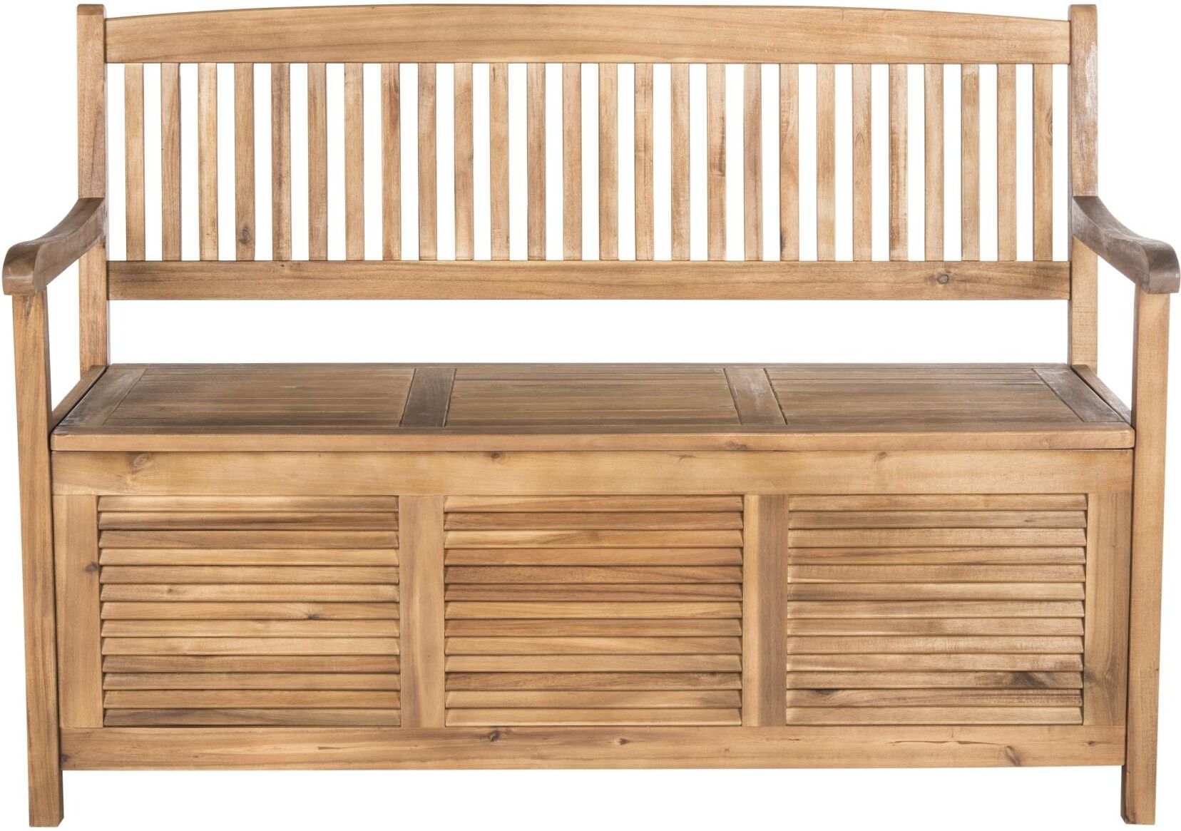 Safavieh Bancs Bois d'acacia en Neutre, 127 X 90 X 95 cm